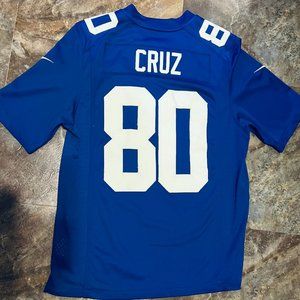 VICTOR CRUZ~NEW YORK GIANTS SPORTS JERSEY, SZ: LG~ BY NIKE